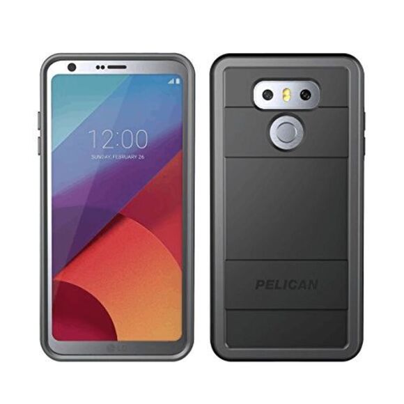 BIG BUNDLE Pelican Protector Case for LG G6 - Black /Grey - Picture 7 of 7